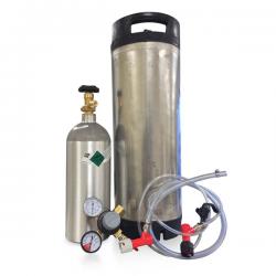 Pin Lock Kegging System w/Used Keg - Filled CO2 Tank (In-Store Pickup)