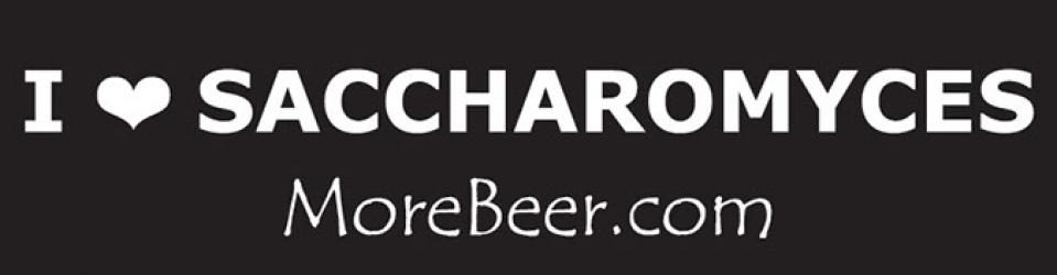 I Heart Saccharomyces - MoreBeer! Bumper Sticker