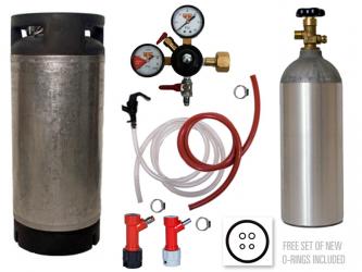 Basic Homebrew Keg Kit - Used Pin Lock Keg