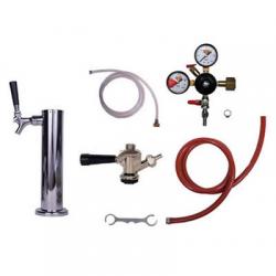 Draft Beer Tower Commercial Keg Kit - 1 Faucets