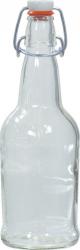 EZ Cap Bottles - 16 oz Clear Swing Top (Qty 12)