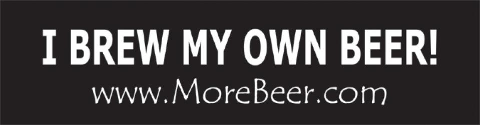 I Brew My Own Beer! Bumper Sticker